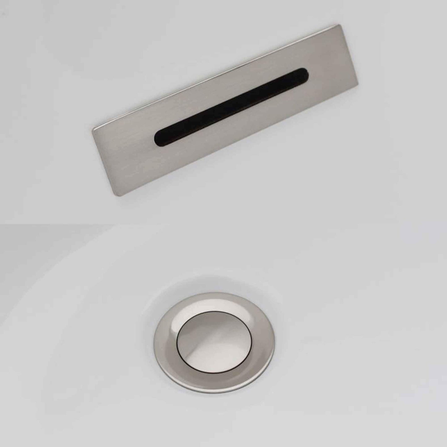 WOODBRIDGE 59" Acrylic Freestanding Bathtub Contemporary Soaking Tub with Brushed Nickel Overflow and Drain, B-1816 Black Color