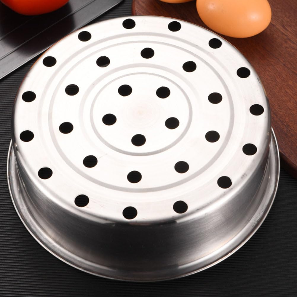 Cabilock Stainless Steel Rice Cooker Steamer Basket 7.87 Inch Thickened Steaming Grid for Vegetables Seafood Meat Food Steamer Insert Kitchen Cooking Accessory