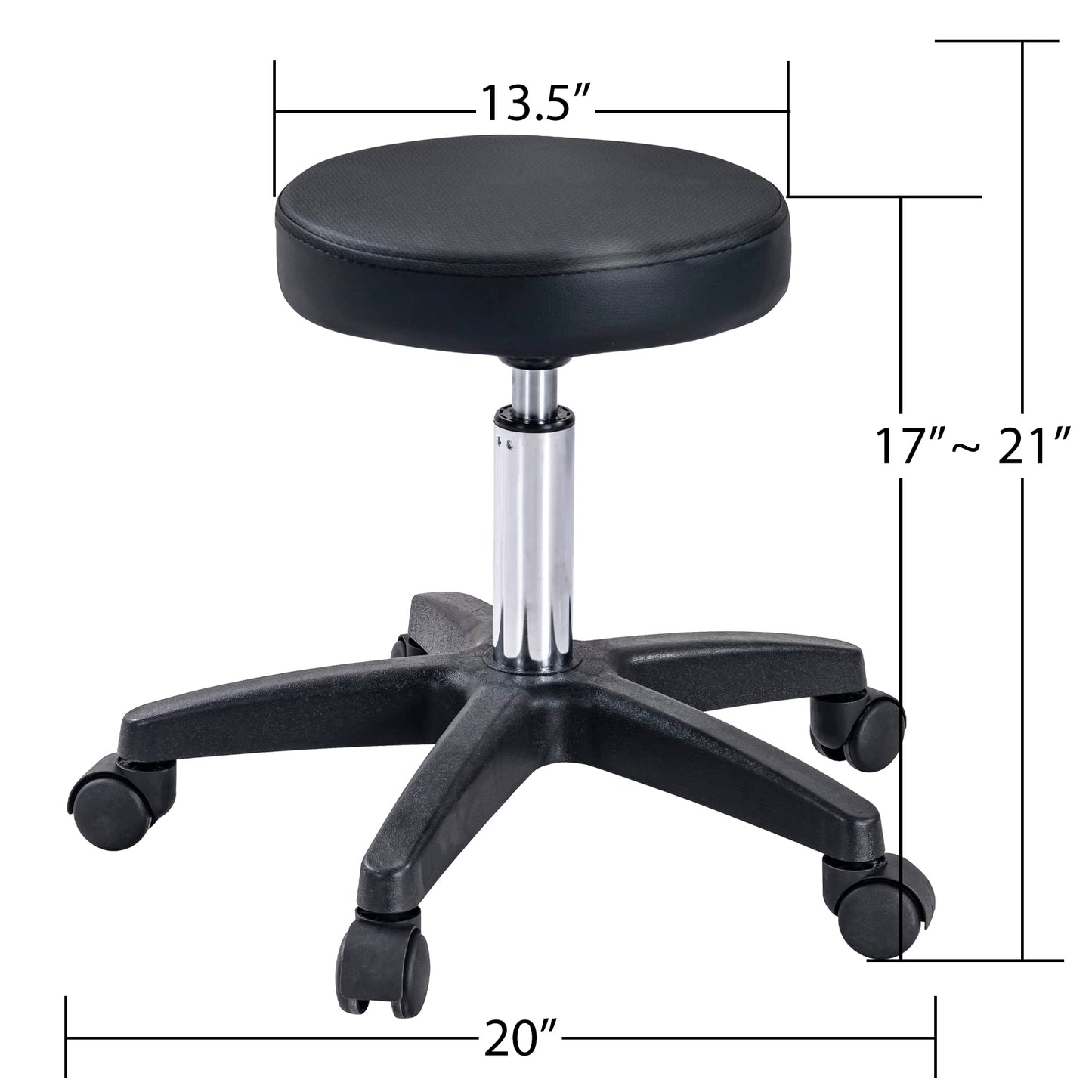 Konsilsa Multi-Purpose 3-Section Facial Bed Table with Hydraulic Stool - Adjustable Beauty Salon Tattoo Chair, Esthetician Spa Equipment, Two Removable Trays for Massage, Facial Lash Treatments