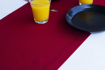 Akutana 132 inch, Red Table Runner Coffee Table Runner, Burgundy Waterproof Long Dresser Scarf, Outdoor Dining Table