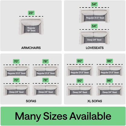 GORILLA GRIP Couch Cushion Support Board - Heavy Duty Fix for Sagging Sofas | 21.5 x 54 Inches, Grey