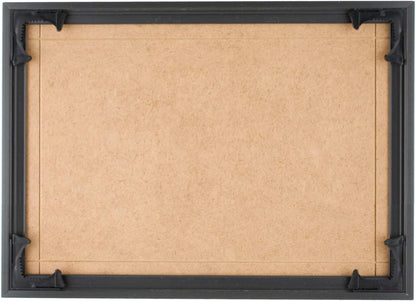 Quadro Frames 9x12.5 inch Picture Frame, Black, Style P375-3/8 inch Wide Molding