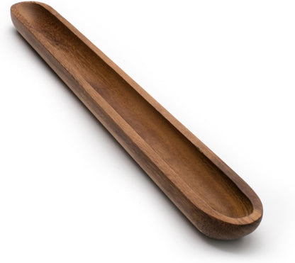 Ironwood Gourmet Olive Canoe, 1 x 1.75 x 16 inches, Brown
