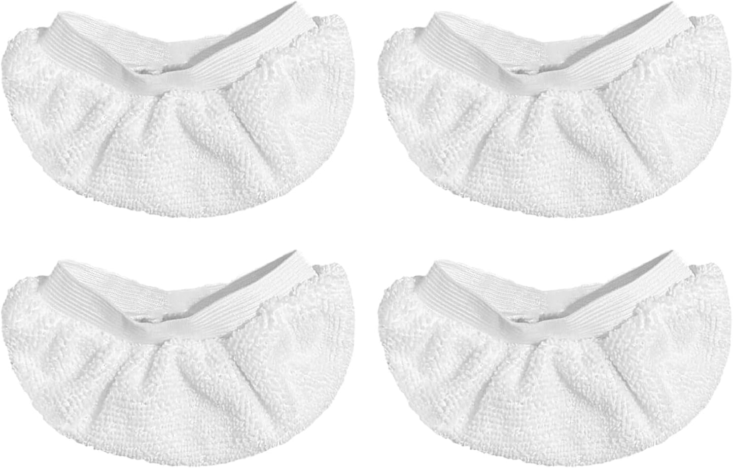 4 Pack Steam Cleaner Accessories for Most Handheld Steam Cleaner - Microfiber Cloths Cover Compatible with Bissell