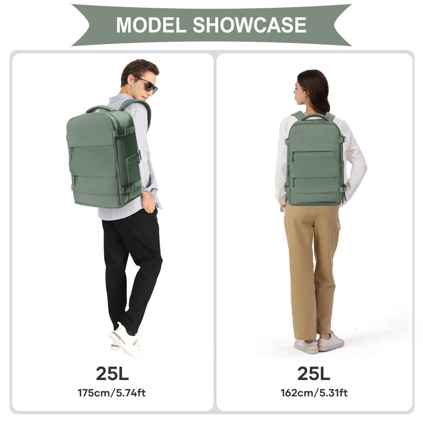 coowoz Travel Backpack Carry On for Women Man Gym Backpacks with Laptop Compartment Mochila de Viaje Teacher Personal Item Backpack Airplane Accessories Must Haves Grey Small