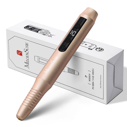 MelodySusie Cordless Nail Drill, PC180G 25,000RPM Rechargeable Electric Nail File with Nail Drill Bits,Sanding Bands