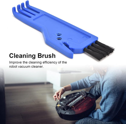 ABS Dust Brush for Vacuum Cleaner, Fits Handheld and Sweeping Robot (Blue)