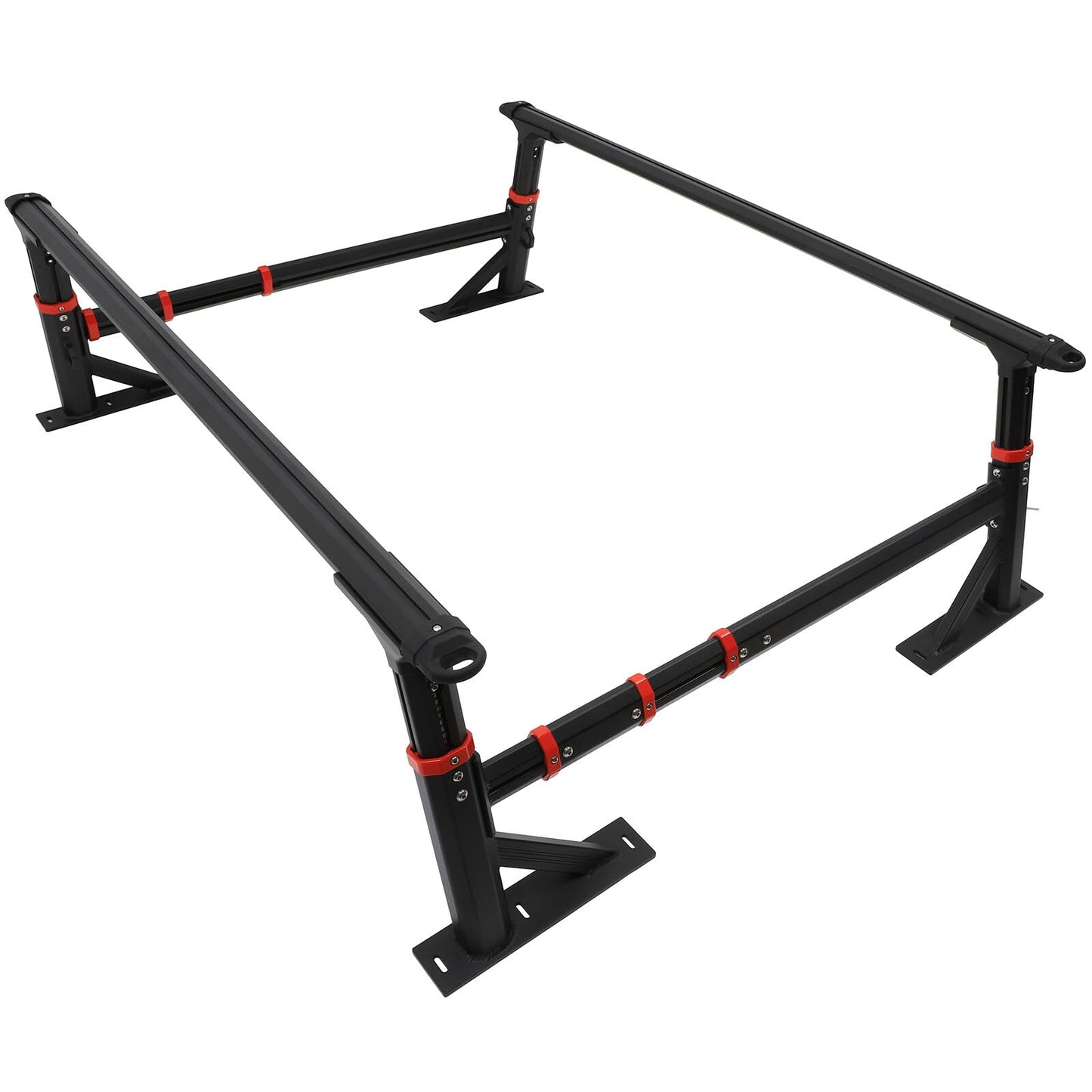 SCITOO Bed Rack Tacoma Cargo Carrier Cargo Rack System Compatible for Universal Pickup Truck Overland Rack Truck Bed Rack Cargo Carrier