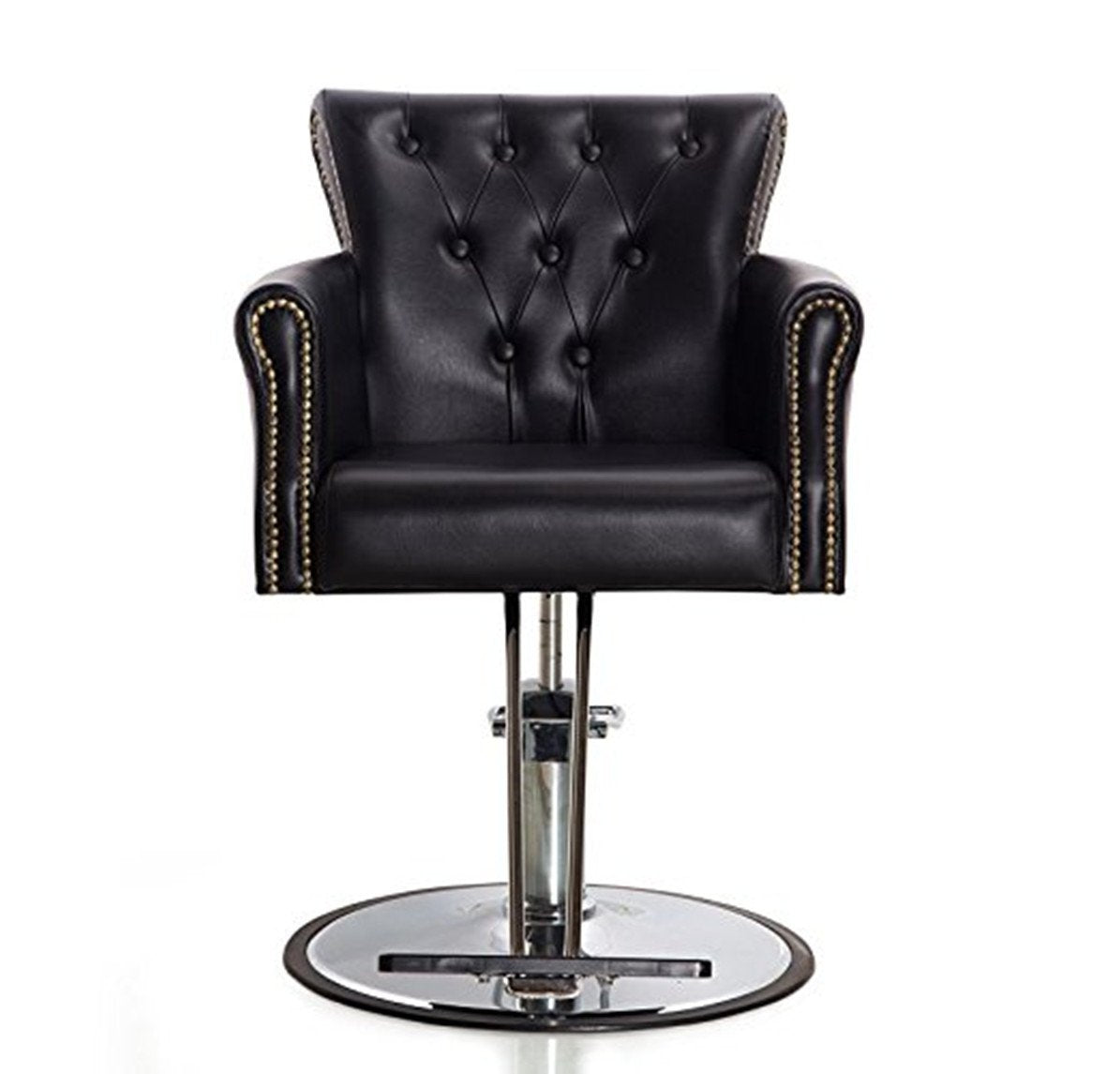 Funnylife Vintage PU Material Black Salon Beauty Salon Barber Chair