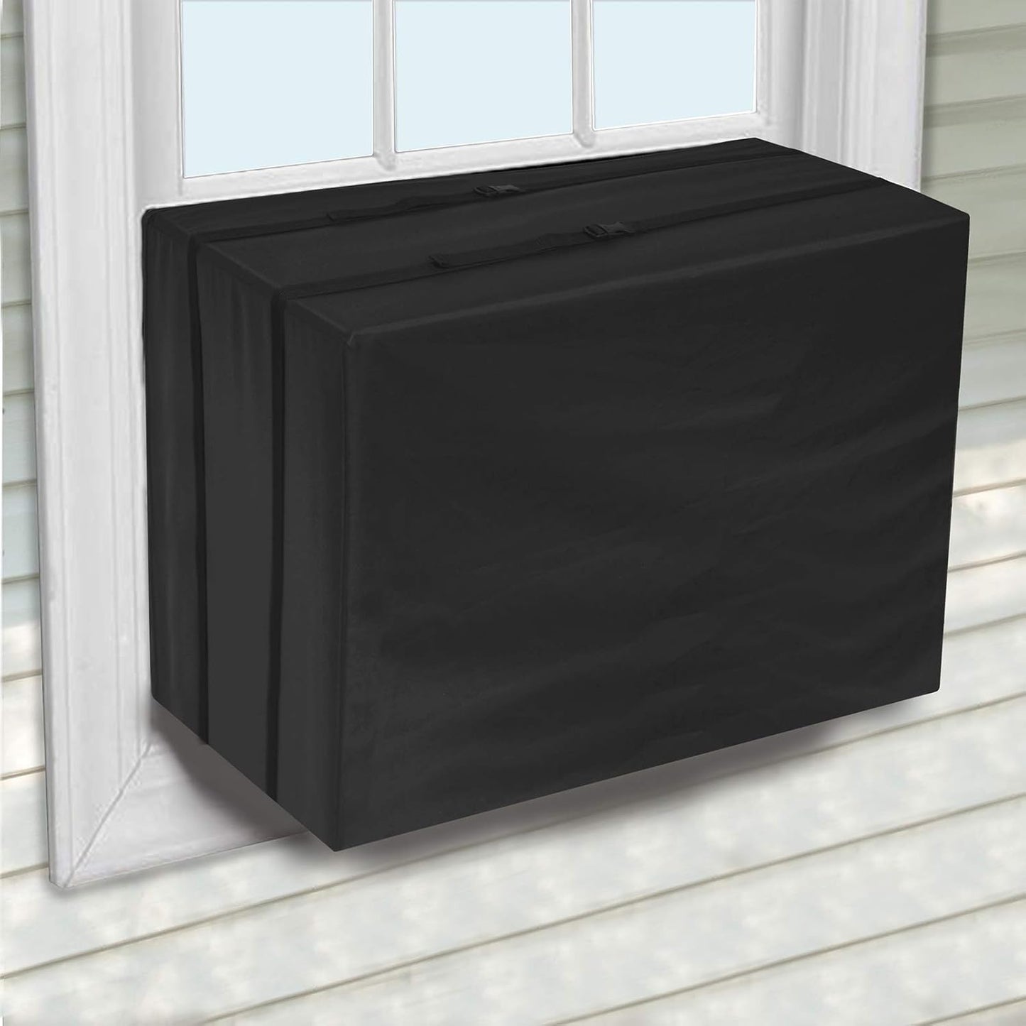 Foozet Window Air Conditioner Cover for Outside Unit, Large 27"W x 23"D x 18"H, 420D