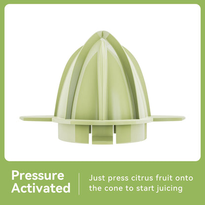 La Reveuse Electric Citrus Juicer 34 oz for Grapefruit Orange Lemon Lime Juice, 40W, Grayish Yellow