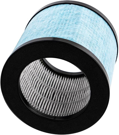 WuYan H13 True HEPA Replacement Filters, Compatible with TOPPIN TPAP002 Air Purifier, 3-in-1 H13 Grade Filter