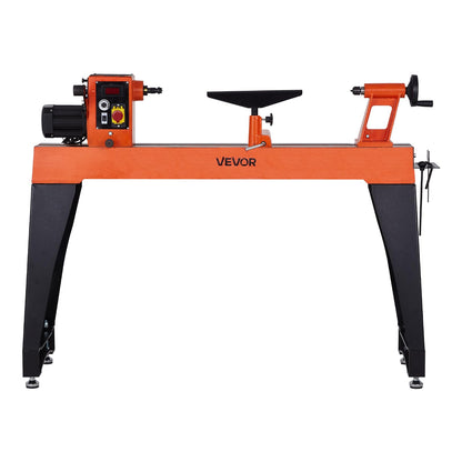 VEVOR 1.5 HP Wood Lathe, 16 x 40 in Wood Lathe Machine with 150 to 3200 RPM Variable Speed Brushless DC Motor Cast Iron Body Tool Rest for Medium to Large Projects Woodworking