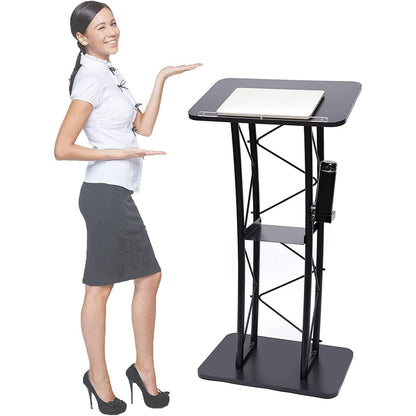 WDZDMYL Curved Podium Suitable for Schools Conference Rooms Stages Churches Classrooms and Various Other Places Indoor Furniture