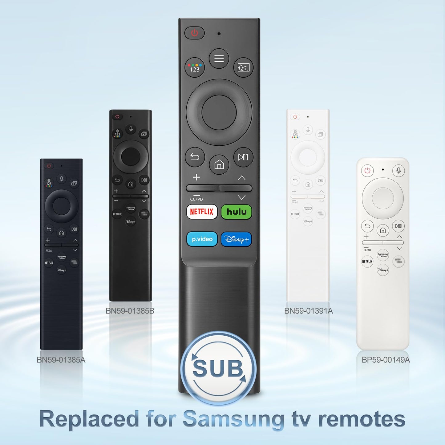 Voice Remote Control Replacement for Hisense Smart Google TV，Compatible with Hisense QLED UHD Mini-LED ULED Google TVs