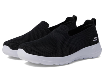 Skechers Women's GO Walk Joy-Sensational Day Sneaker, Black/Lavender, 9