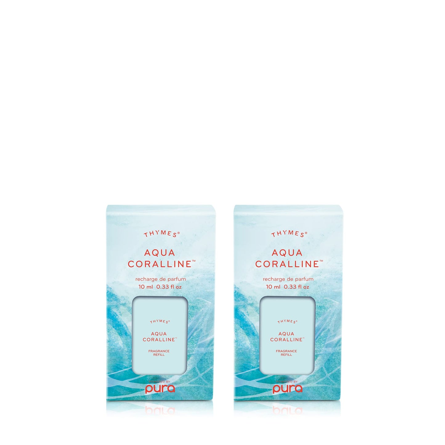 Thymes Pura Refills – 2 Pack of Oil Diffuser Scents – Long-Lasting Pura Diffuser Refills – Premium Home Fragrance – Notes Siberian Fir Needles, Cedarwood & Sandalwood (Frasier Fir, Pack of 2)