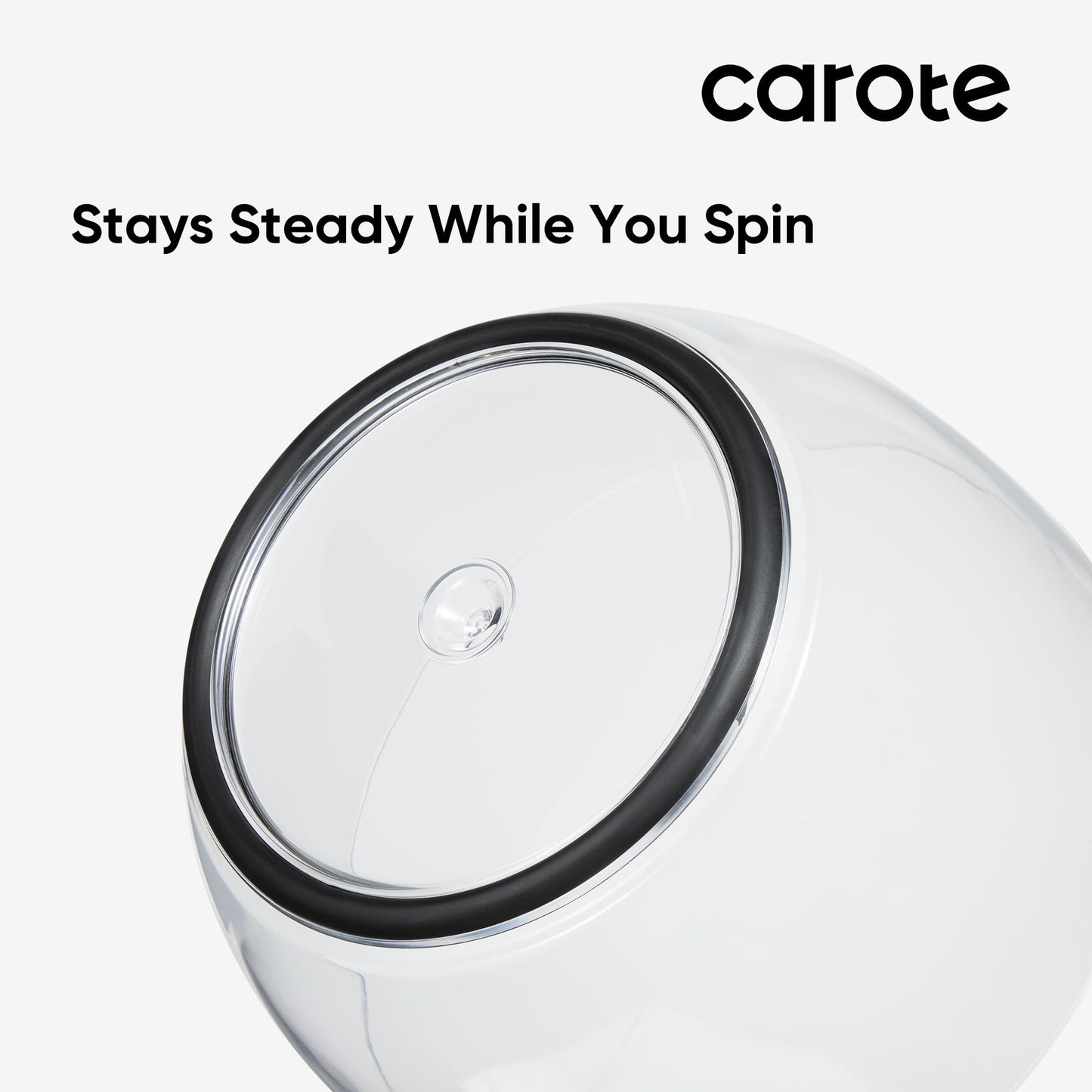 CAROTE 3.8 Qt Salad Spinner Small Lettuce Spinner Plastic Vegetable Fruit Washer, Vegetable Cleaner Salad Cleaner Lettuce Washer, Non-Slip Base, BPA-Free