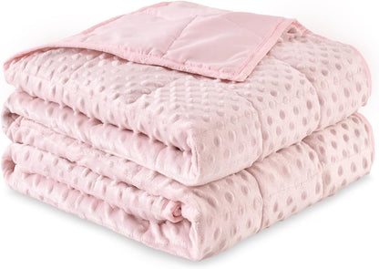 15lbs (60"80", Sivio Weighted Blankets for Adult Queen), Breathable Soft Minky Weighted Throw Blanket Queen for All