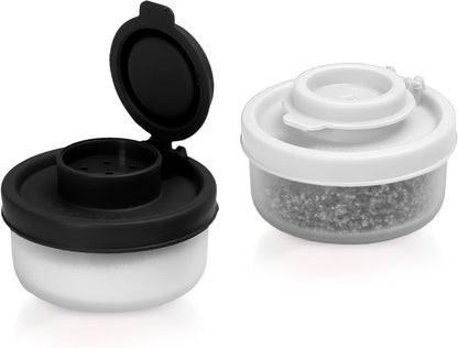SIGNORA WARE Set 2 Set SIGNORAWARE Salt and Pepper Shakers Moisture Proof of Small Mini Salt Shaker to go Camping