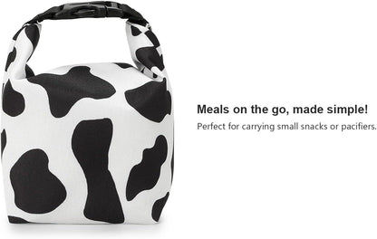 MOV COMPRA Insulated Snack Bag- Women Reusable Sandwich & Snack Bags, Leakproof Food Storage Small Lunch Bag