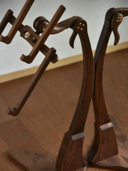 ErdBar Embroidery Stand Floor Standing Solid Wood Embroidery Bracket, Adjustable Angle Cross Stitch Bracket,Suitable for Craftsmanship and Sewing
