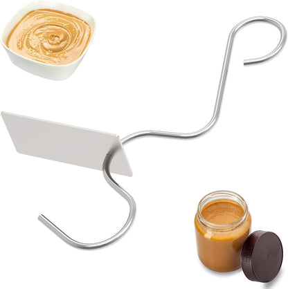 wanjiashanxuan Set Peanut Butter Stirrer Tool - Effortlessly Mixes Nut Butters, Perfect for Breads, Cakes & Cookies