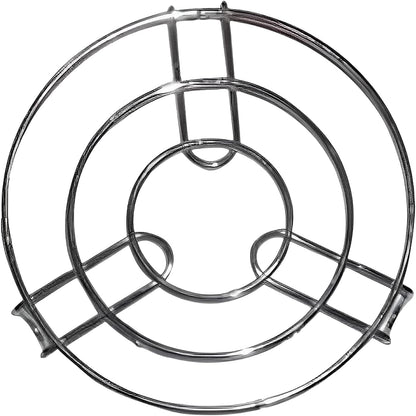 Iron Stand | Stainless Steel Trivet | Round Steamer Rack for Kitchen | Heat Resistant Hot Plate Holder | Pack of 2