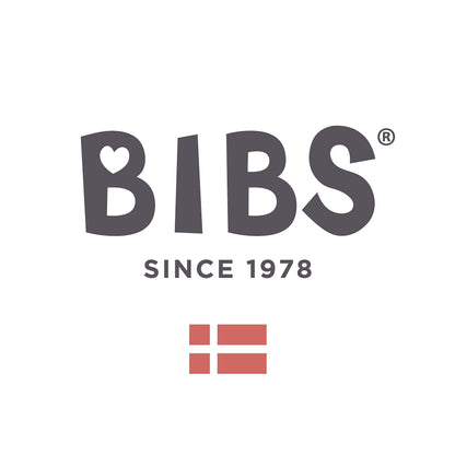 BIBS Supreme Baby Pacifier 2-Pack | Made in Denmark | BPA Free Dummy Soother, Symmetrical Nipple. Natural Rubber Latex, Size 1 (0-6 Months), Ivory / Blush