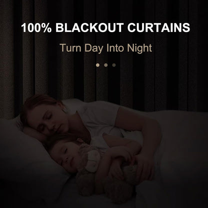 Skiennix 100% Blackout Linen Curtains - Thermal Insulated Drapes, 50" W x 72" L, Moss Green - 2 Panels Set
