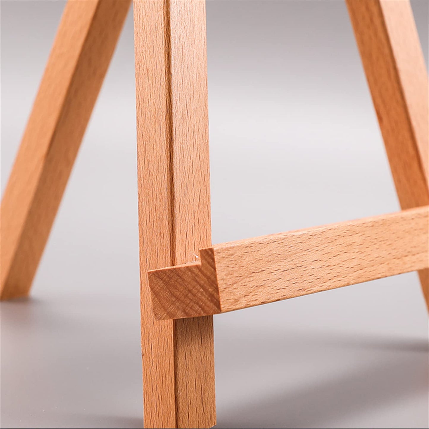 2 PCS Wooden Easel for Artists, Mini Wood A-Frame Easel Small Art Desktop Easel Stands for Displaying, Painting and Draw