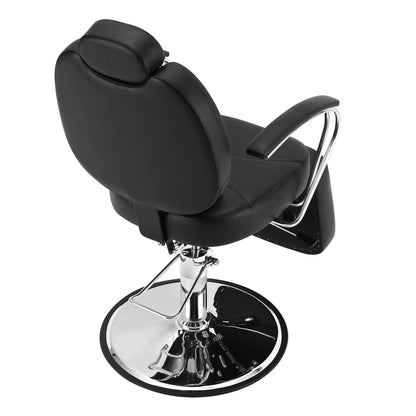 Multi-Functional Beauty Salon Barber Chair for Long Beauty Sessions and a Variety of Services Such As Haircuts, Shaving, Skincare Treatments, Tattoo Shop,and Makeup (Black)