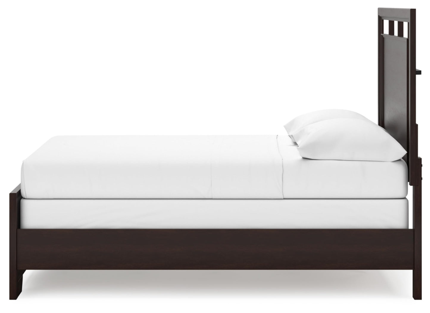 Signature Design by Ashley Covetown Traditional Full Panel Bed, Foundation or Box Spring Needed, Dark Brown