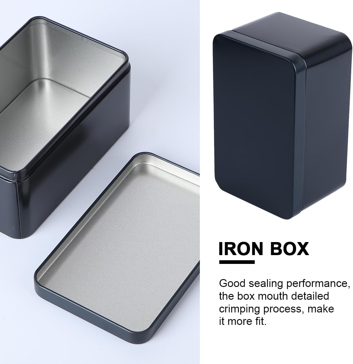 Metal Tea Tins Box with Lid, Bulk Japanese Candy Tins Container, Decorative Storage Tank for Food and Coffee