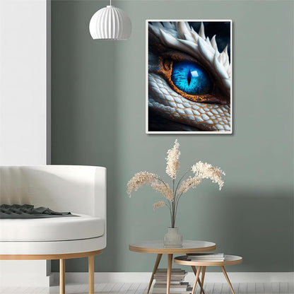 5D DIY Diamond Painting Kits Full Drill, Diamond Painting Kits Art, Animal Diamond Art, Mystic Dragon Eyes Diamond Painting Craft for Home Office Wall Decor 12x16 inch
