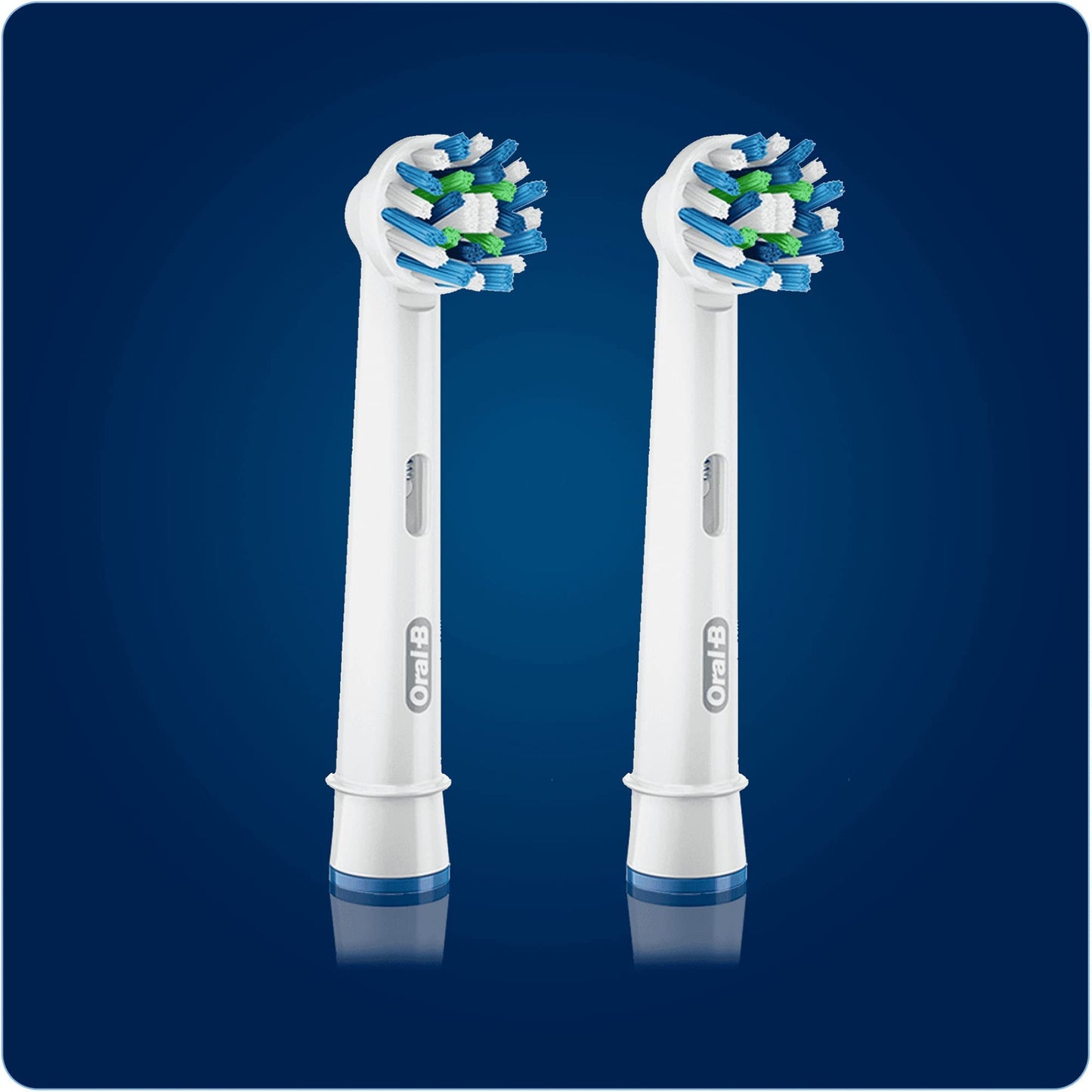 Oral B Cross Action Electric Toothbrush Replacement Brush Heads Refill, 4Count