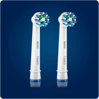 Oral B Cross Action Electric Toothbrush Replacement Brush Heads Refill, 4Count