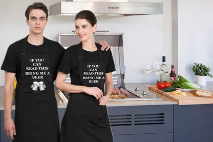 Funny Apron for Men, Cooking Aprons for Grilling, Husband Boyfriend Gift