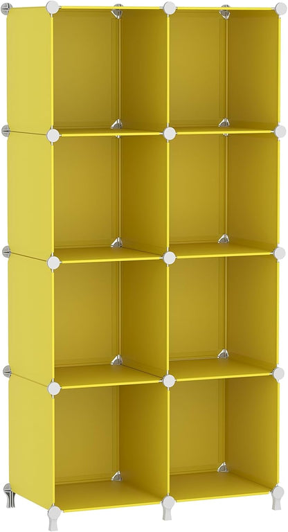 8 Closet AWTATOS Cube Storage Organizer, Cube Organizers and Storage, DIY Stackable Bookshelf Plastic Clothes Organizer