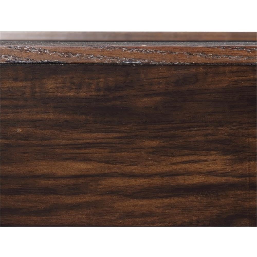 Bowery Hill Shuffleboard Table, Brown Finish, Spruce Veneer with Solid Wood Legs, Transitional Style, Includes Game Pucks, Brush, Wax, Scorers, Perfect for Game Room Entertainment