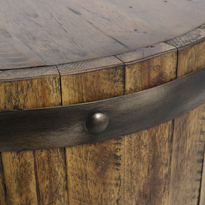 Uttermost Ceylon - 24 inch Wine Barrel Accent Table