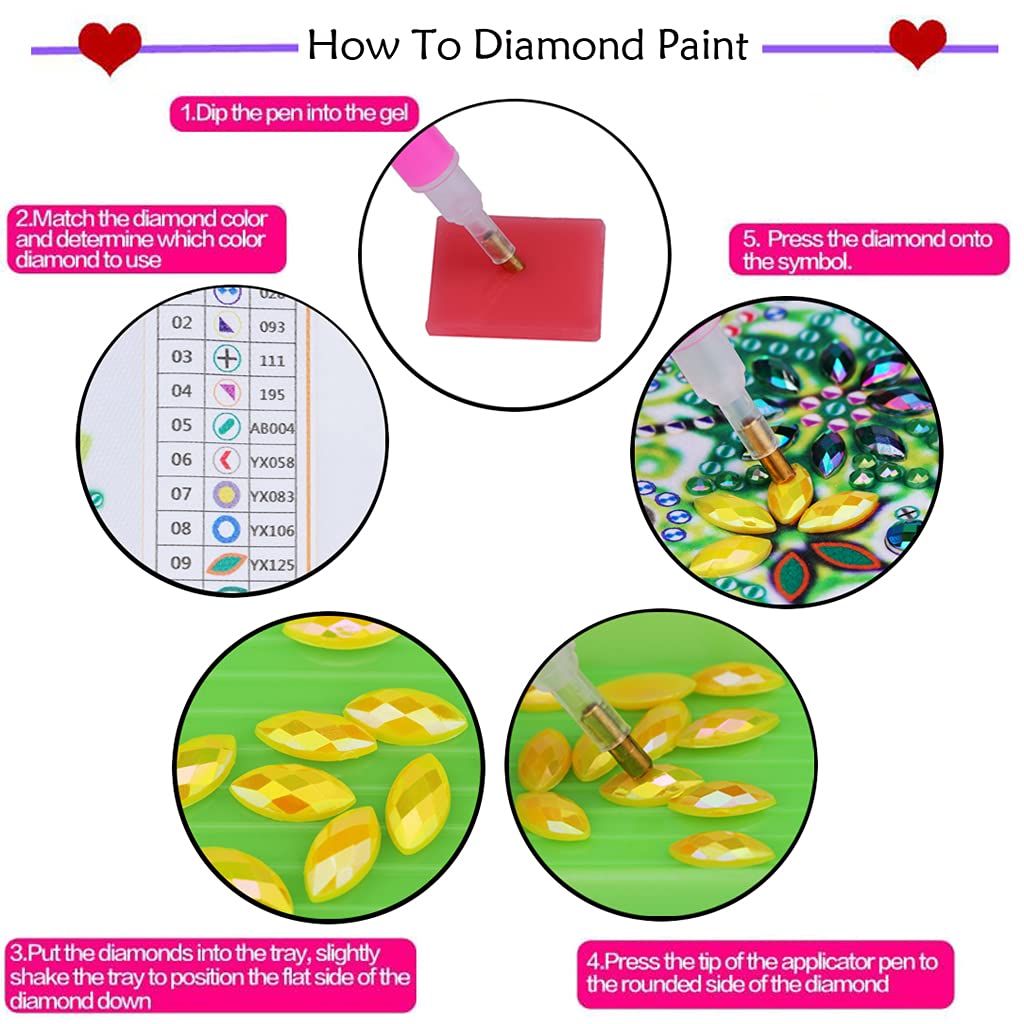 YEESAM ART Snow Man and House Tabletop Diamond Art Kits, 3D Crystal Painting Kit Special Shape Drills Rhinestones Desk Top Ornaments 11inch Luminous Table Top Kinetic Art