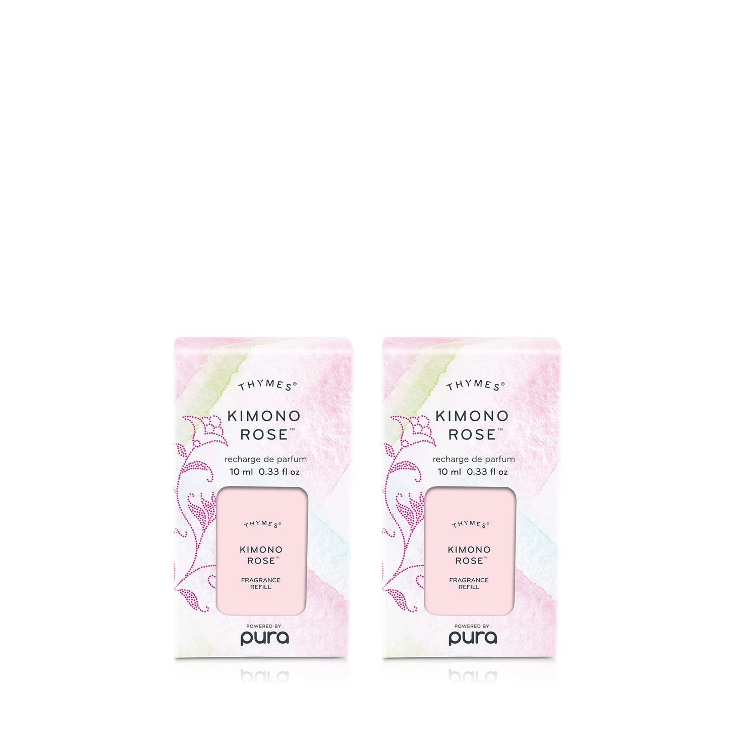 Thymes Pura Refills – 2 Pack of Oil Diffuser Scents – Long-Lasting Pura Diffuser Refills – Premium Home Fragrance – Notes Siberian Fir Needles, Cedarwood & Sandalwood (Frasier Fir, Pack of 2)