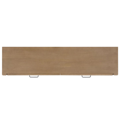 SAFAVIEH Couture Collection - Wynnrosa Natural Console Table with 2 Drawers, Fully Assembled, Modern Accent (SFV3007A)