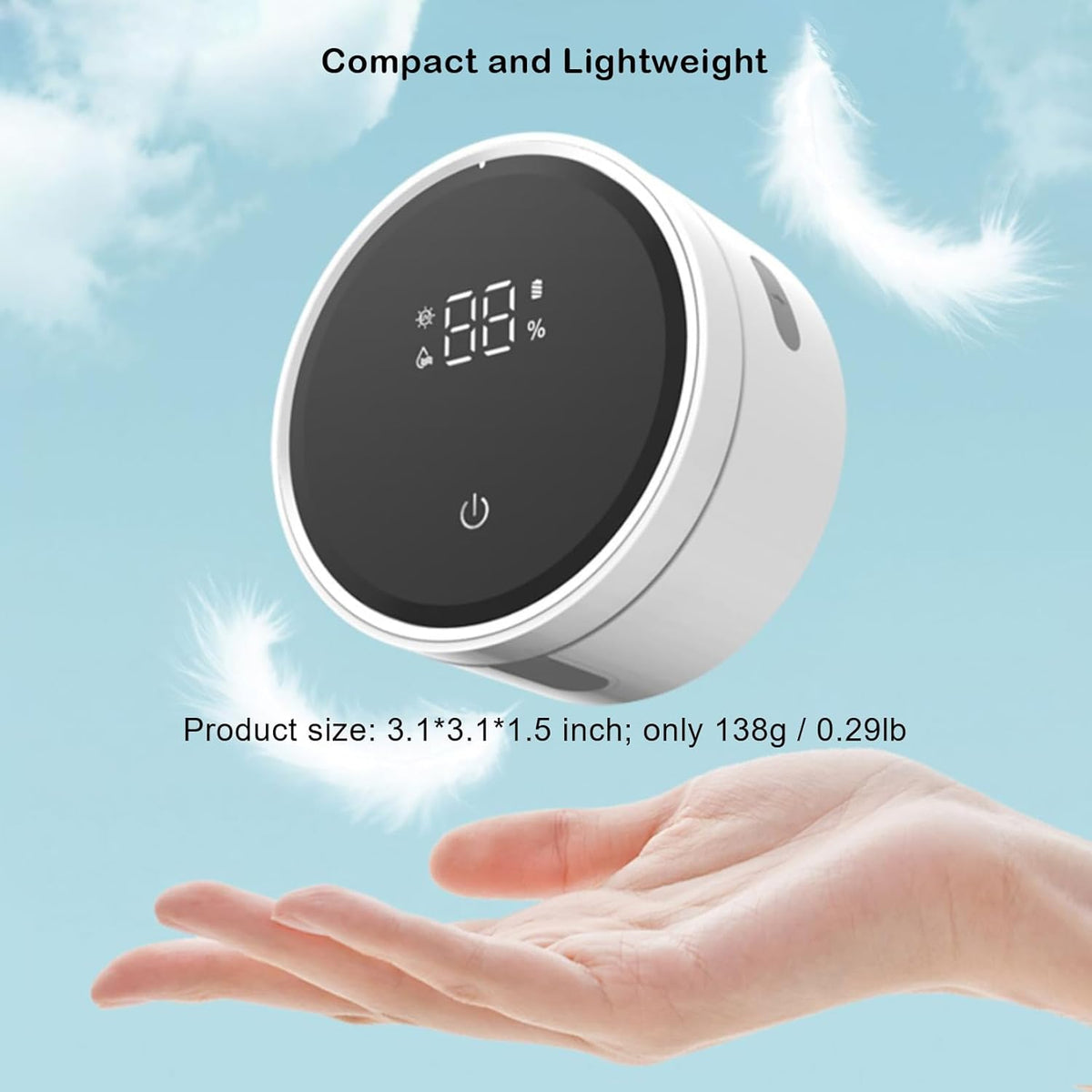 Toothbrush Holders Cleaner & Dryer for Bathroom - Mirror Wall Mounted [Rechargeable, Auto Sensor Open/Close Lid, LED