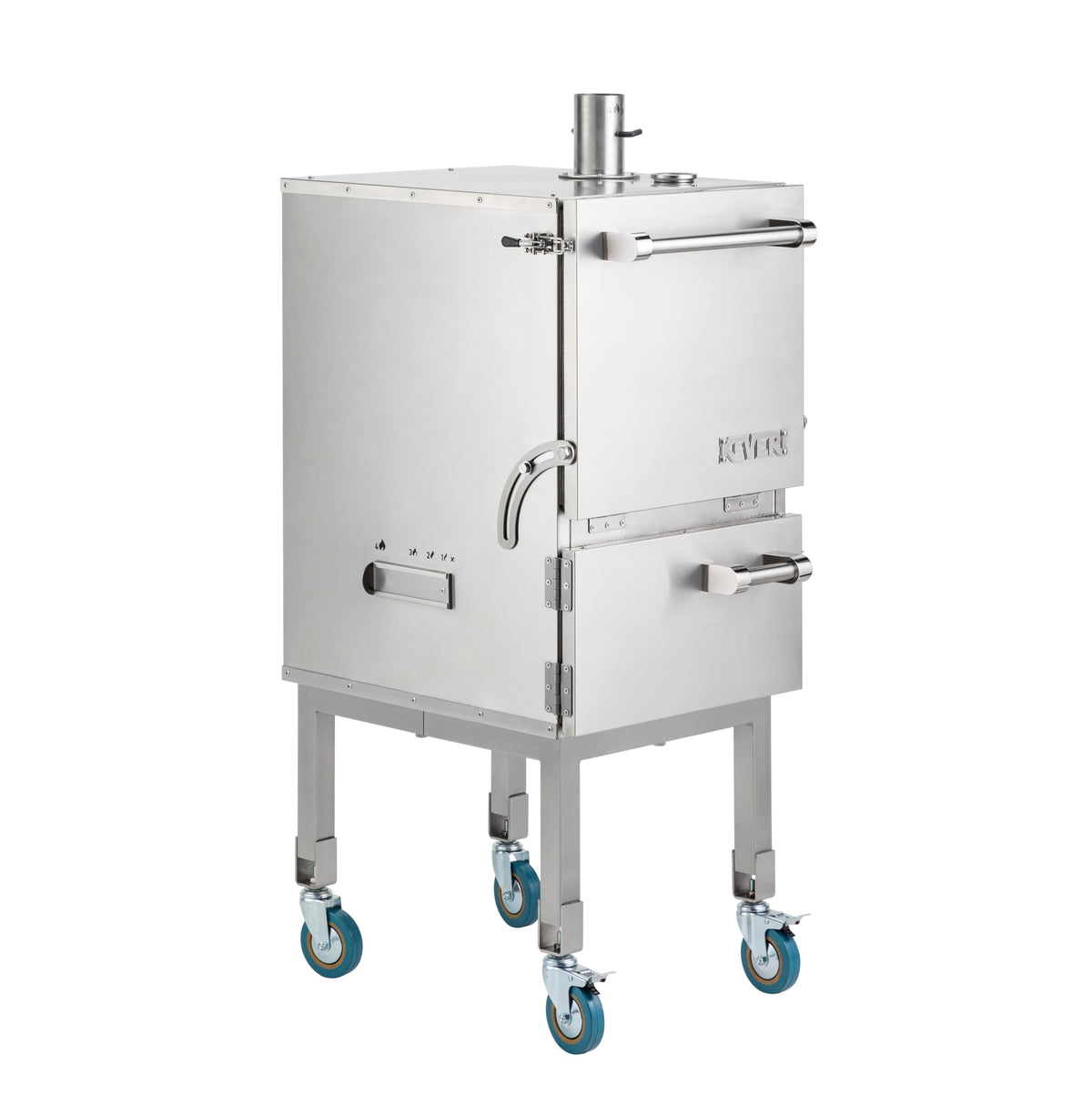 Keveri H1 Inox | | Multi-Purpose Stainless Steel Charcoal Oven | Grill, Smoker, Roast, Bake, Pizza Oven
