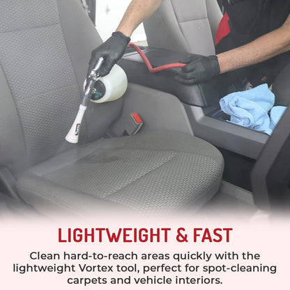 HI-TECH Vortex I Air Cleaning Gun – Deep Cleans Auto Interiors & Exteriors – Compressed Air Powered – Car Detailing Tool for Dirt, Dust, Grime & Stains