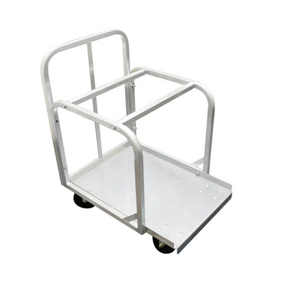 TrueCraftware- Heavy Duty Aluminum Full Size Sheet Pan Truck with 4 Each of 5" Swivel casters- Commercial Bakery Track for Full Size Sheet Kitchen Restaurant Cafeteria Pizzeria Hotel and Home