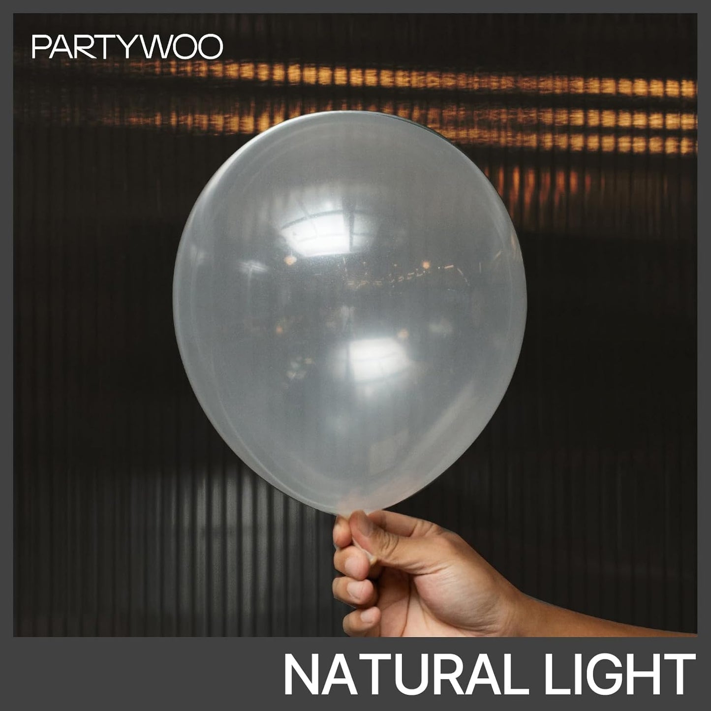 PartyWoo Clear Balloons - 100pcs Transparent Balloon Arch Kit for Weddings, Graduations & Parties | 18", 12", 10", 5" Sizes