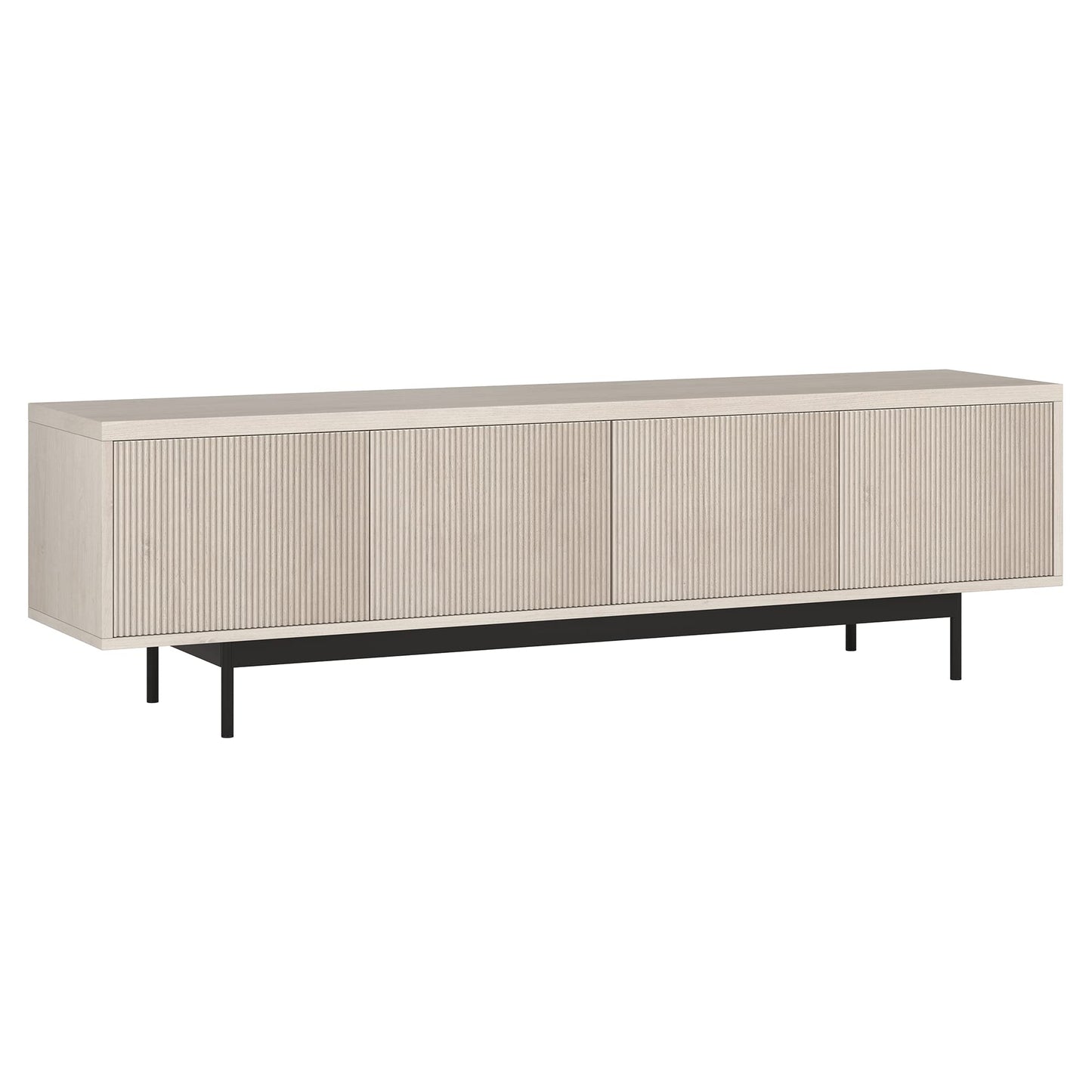 Henn&Hart Whitman, 70'' Rectangular TV Stand, Alder White